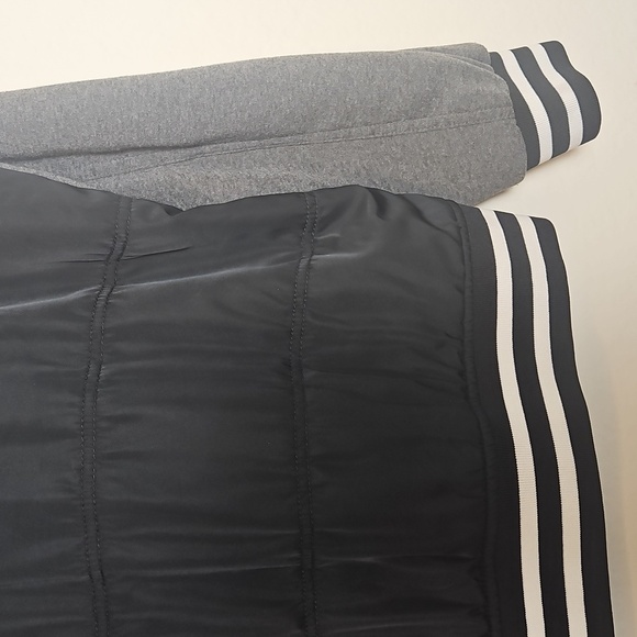 American Rag Black and Gray Bomber Jacket - Picture 5 of 9